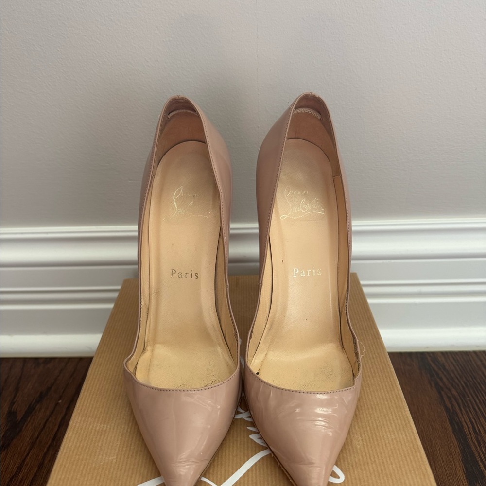 Christian Louboutin patent leather pumps